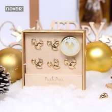 Никогда не Рождественская белка форма Thumbtack Thumb Tack Push Pins декоративная пробковая доска подарок канцелярские принадлежности для офиса