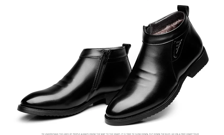 Теплая мужская обувь; зимние мужские ботинки; мужские ботинки «Челси»; модная мужская зимняя обувь; ботильоны; мужская повседневная обувь в деловом стиле