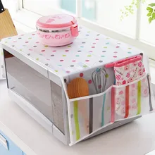 Oven-Cover Kitchen-Accessories-Supplies Oil-Dust Microwave Home-Decoration Double-Pockets