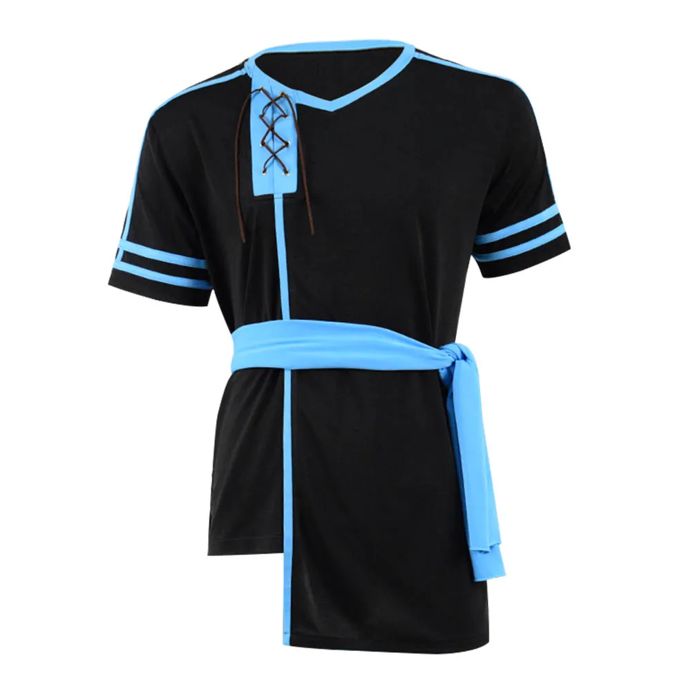 Sword Art Online Alicization 3 Kirigaya Kazuto childhood Cosplay Costume Kids Men's T-shirt Tops Sword Art Online Alicization 3 Kirigaya Kazuto childhood Cosplay Costume Kids Men's T-shirt Tops