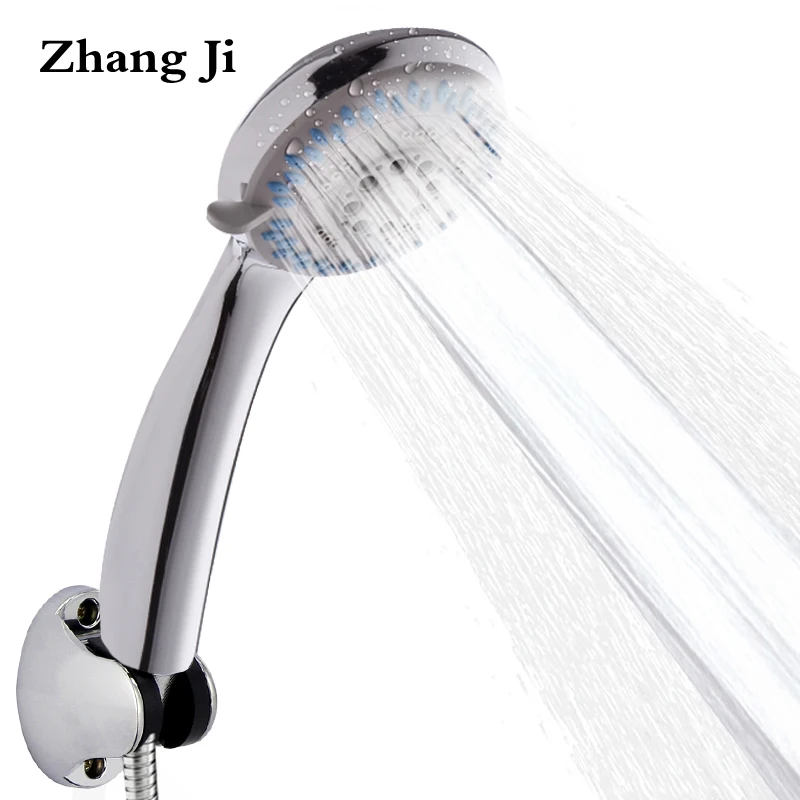 

Zhang Ji Latest Adjustable Three Modes Entire Shower Head Water Saving Bathroom Fixture High Power Silica Gel Boost Shower Head