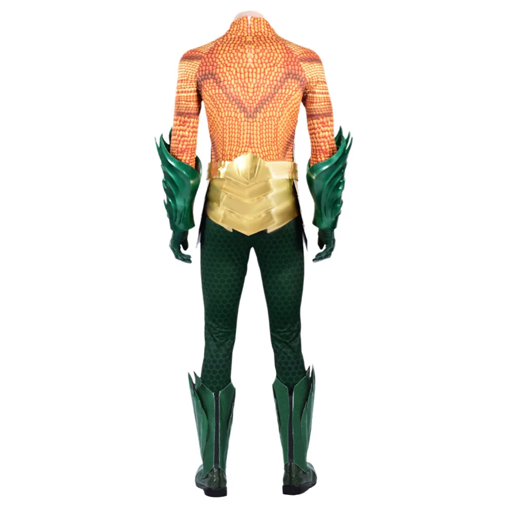 DC Лига Справедливости Aquaman Косплей Костюм Артура Карри костюм супергероя для