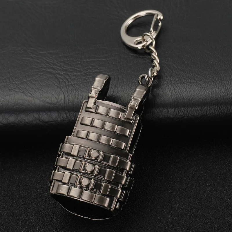 2019 PUBG руки мини модель металла брелки шлем 98 к рюкзак Пан брелок для ключей