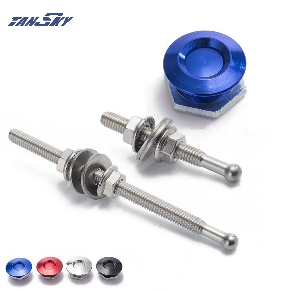 

TANSKY -1" Aluminum Quick Latch Low Profile Lockable Push Button Hood Pins For Honda et TK-DP016M-25/DP017M-25
