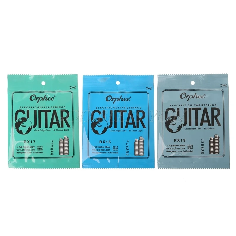 

Professional RX15/17/19 Practiced Nickel Plated Steel Guitar Strings For Electric Guitar High Quality