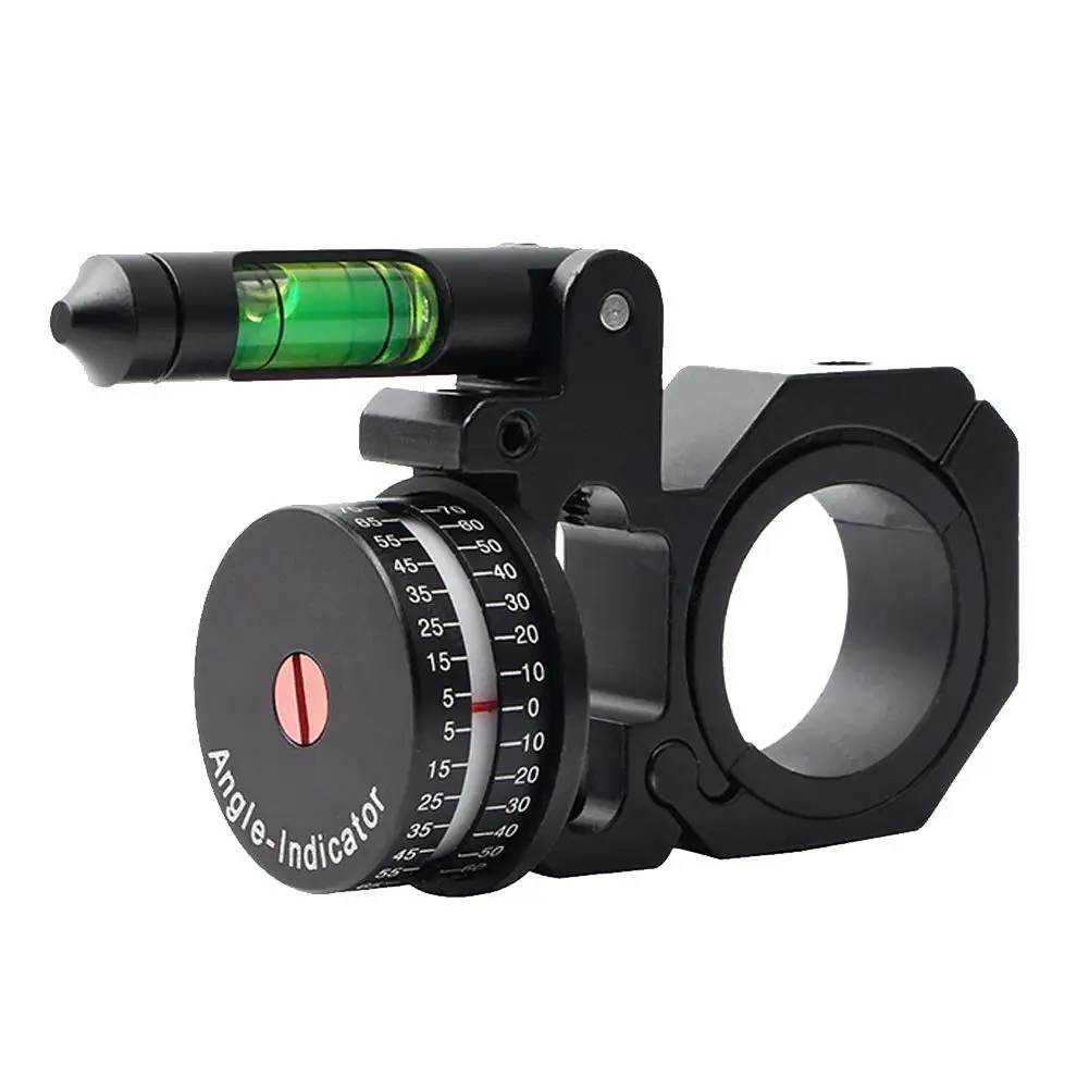 

UniqueFire 73mm Long 25mm and 30mm Ring Angle Degree Indicator Level Bracket with Bubble Spirit Precision