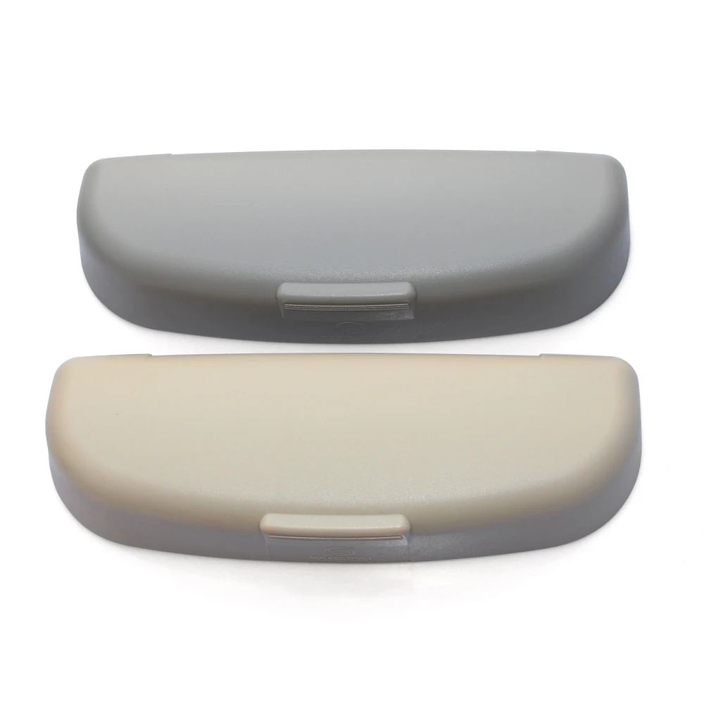 

beige / Gray Car glasses Storage Box Case For Mitsubishi Outlander Lancer EX ASX RVR Outlander Sport Pajero