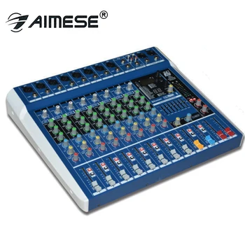 

ES08 Professional Sound Console Mixer Stage Meeting Stereo USB Bluetooth 24Bit 40KHz 6-Channel Reverberation