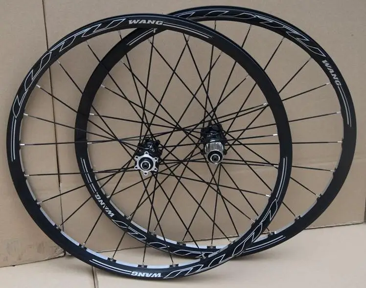 CNC 4 bearings hubs 7/8/9/10 gear cassette 24 Holes alloy MTB wheels 26 inch For 21/24/27/30 speed 26er | Спорт и развлечения