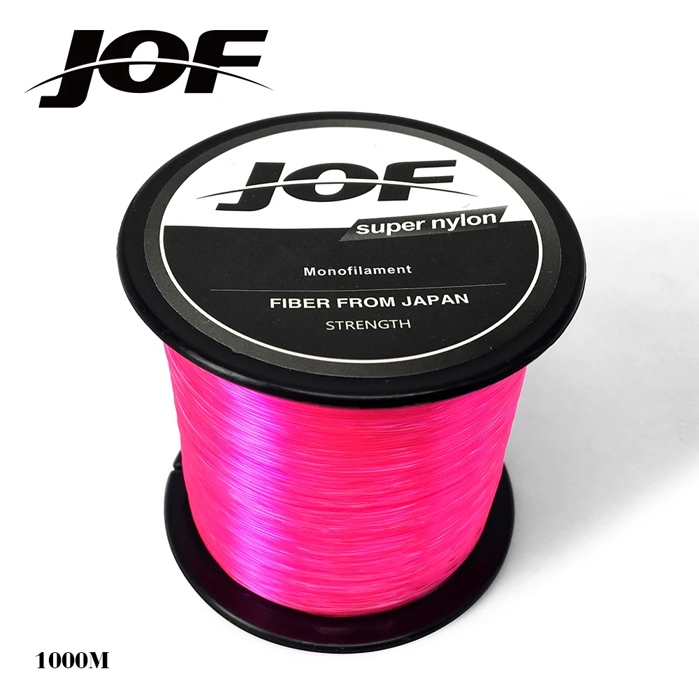 모노필라멘트 나일론 낚싯줄, 잉어 낚시 와이어, 4, 8, 12, 15, 19, 22, 28, 1000m