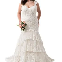 Свадебное платье из тюля с аппликацией на бретельках, милое многослойное кружевное платье невесты, роскошное свадебное платье, vestido boda