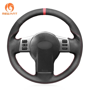

MEWANT Black Genuine Leather Car Steering Wheel Cover for Infiniti FX FX35 FX45 2003-2008 Nissan 350Z 2003-2009