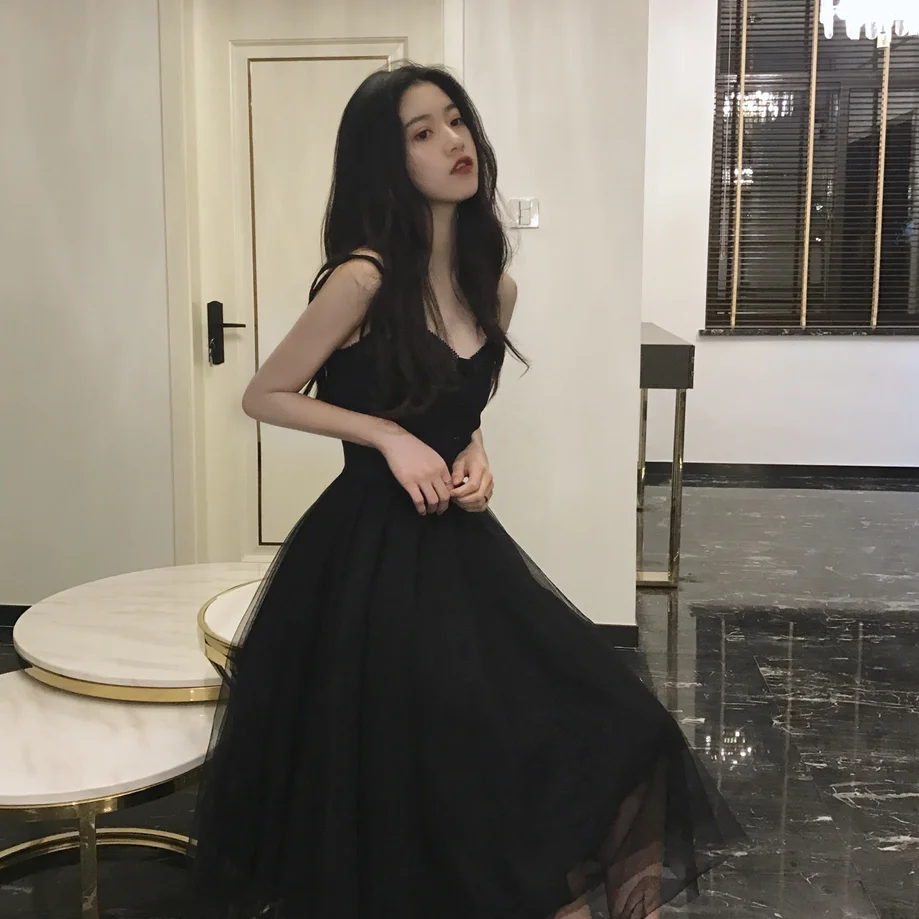 

Summer Dress 2019 Sexy Club Party Dress for Women Vintage Lace Long Dress Elegant Spaghetti Dresses Vestidos Robe Femme MY2181