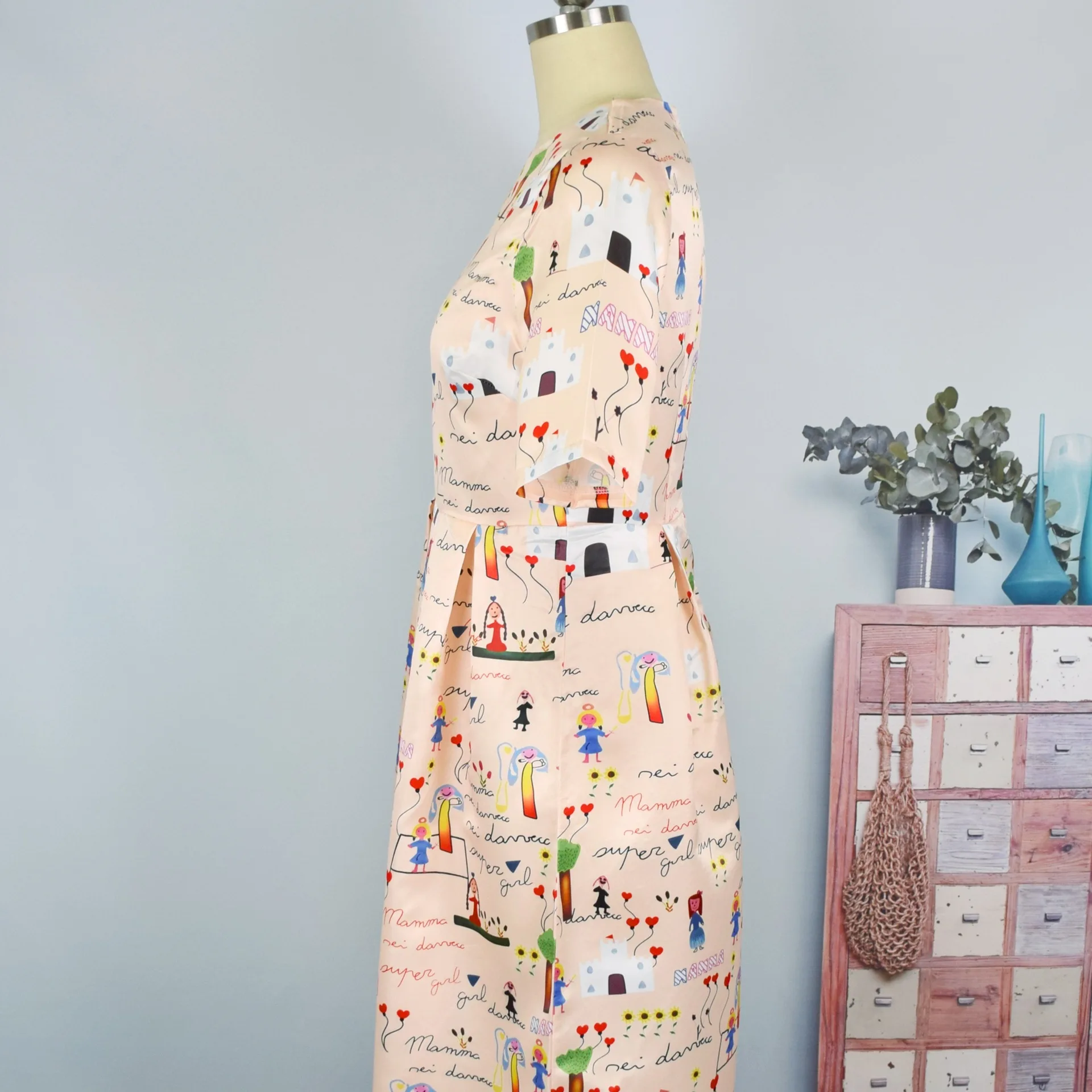 ZOGAA 2019 Printed round-Neck moeder dochter kleding Short Sleeve mother daughter dresse Parent-Child Dresses ZOGAA 2019 Printed round-Neck moeder dochter kleding Short Sleeve mother daughter dresse Parent-Child Dresses
