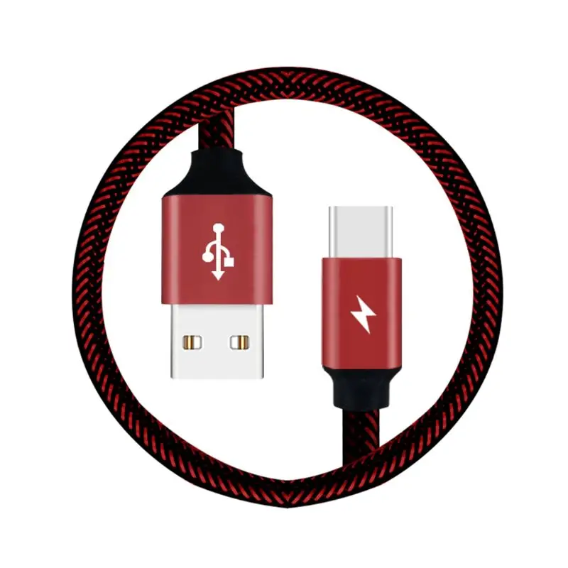 

30cm 3A Fast Charger Cable Type C Braided Power Bank Cable For Samsung Galaxy S9 S8 Xiaomi Huawei Mate 20/10/9 P20/P10/P9 Androi