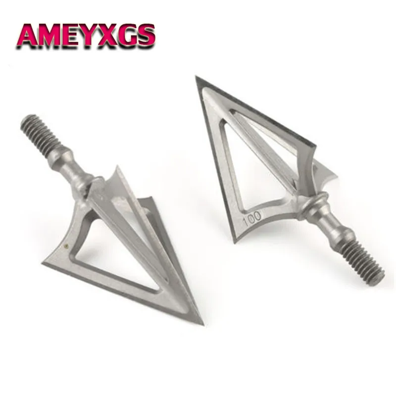 

10/20Pcs Archery Hunting Broadhead 3 Fixed Blade Screw Tip 100 Grain Arrow Heads For Bow And Arrow Hunting Shooting Accessories