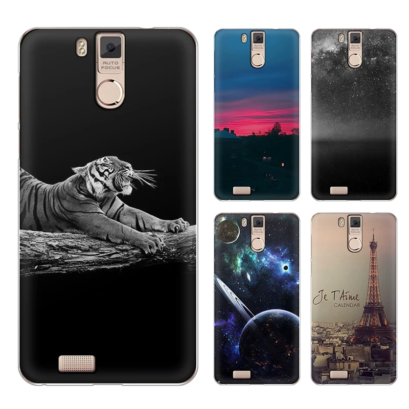 JURCHEN чехол для телефона Oukitel K6000 Pro мультфильм цветной рисунок окрашенный Micro Forsted