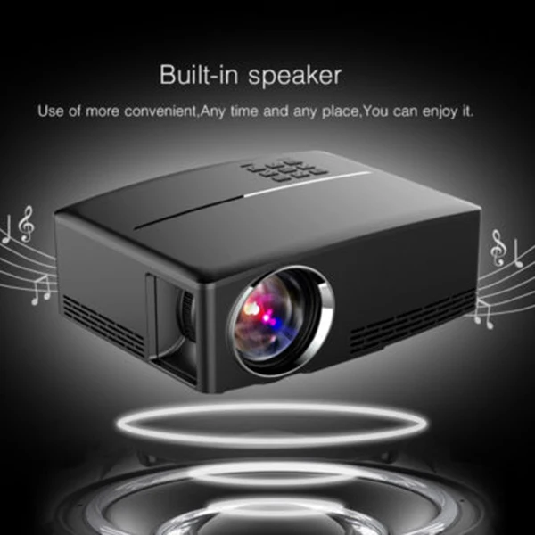 4 K HD 1080 P Wifi اللاسلكية العارض LED الروبوت 6.0 بلوتوث HDMI المسرح المنزلي WIF66