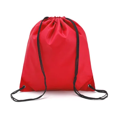 XZJJA водонепроницаемые нейлоновые мешки для хранения рюкзак на шнурке детские игрушки сумка для путешествий Обувь для стирки нижнее белье органайзер косметичка - Цвет: Red