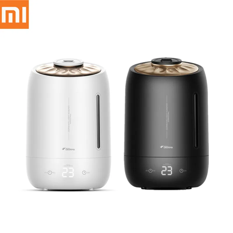 

DEERMA Household Air Humidifier Air Purifying Mist Maker Timing With Intelligent Touch Screen Adjustable Fog Quantity 5L