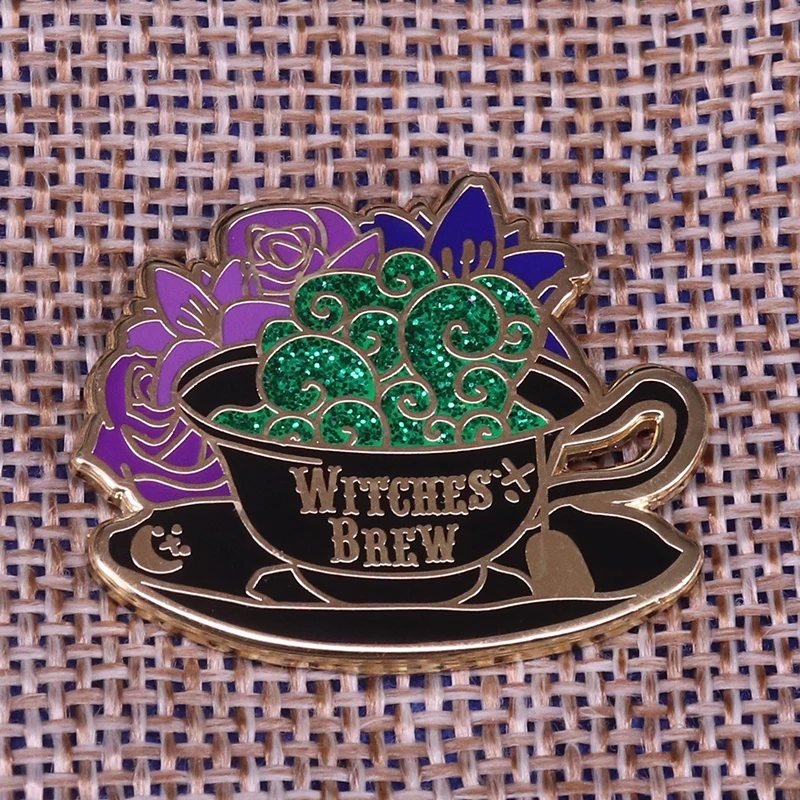

Witches Brew Lapel Pin Halloween Feminist Mother Gift Enamel Pin