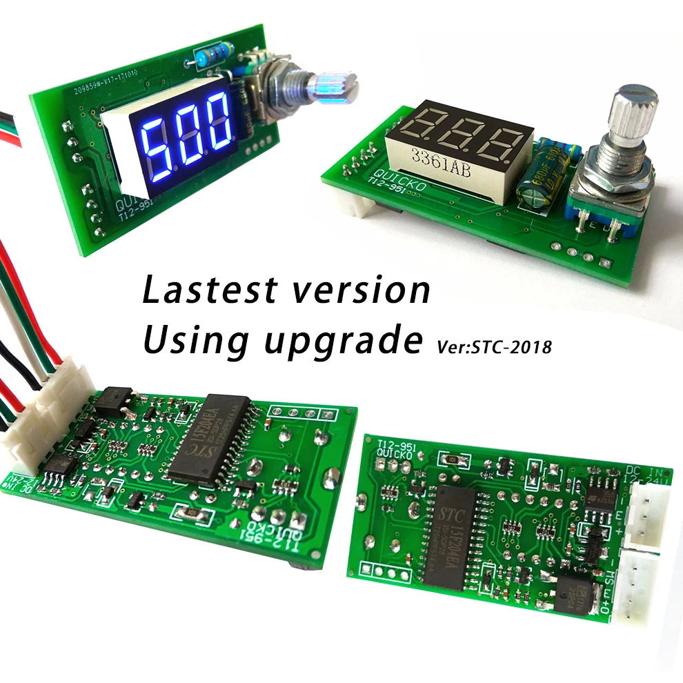 Goedkoop MINI T12 LED soldeerstation elektronische lassen ijzer 2019 Nieuwe ontwerp DC Versie Draagbare T12 Digitale Iron T12 941 QUICKO
