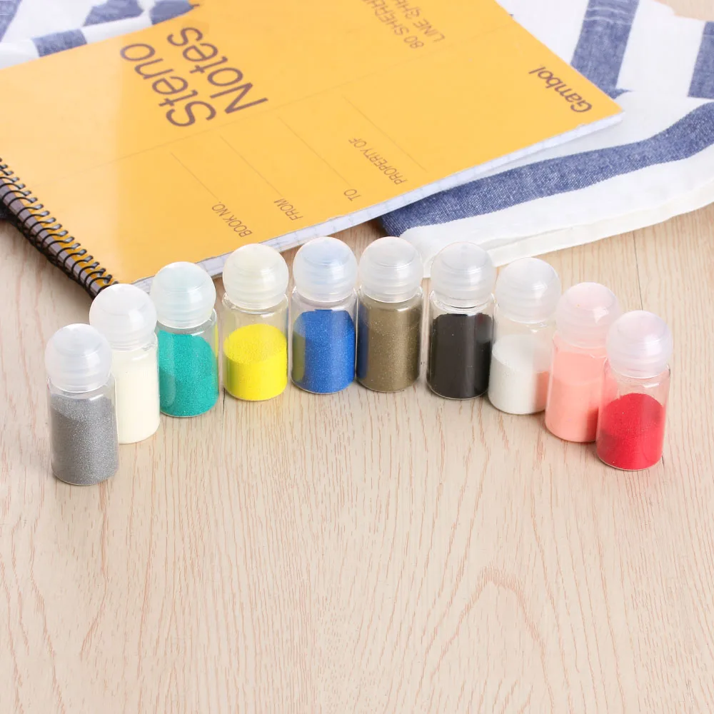 

New Useful 10ml Paper Craft Colorful Embossing Powder DIY Three-dimensional Convex Powder Scrapbook Embellishments