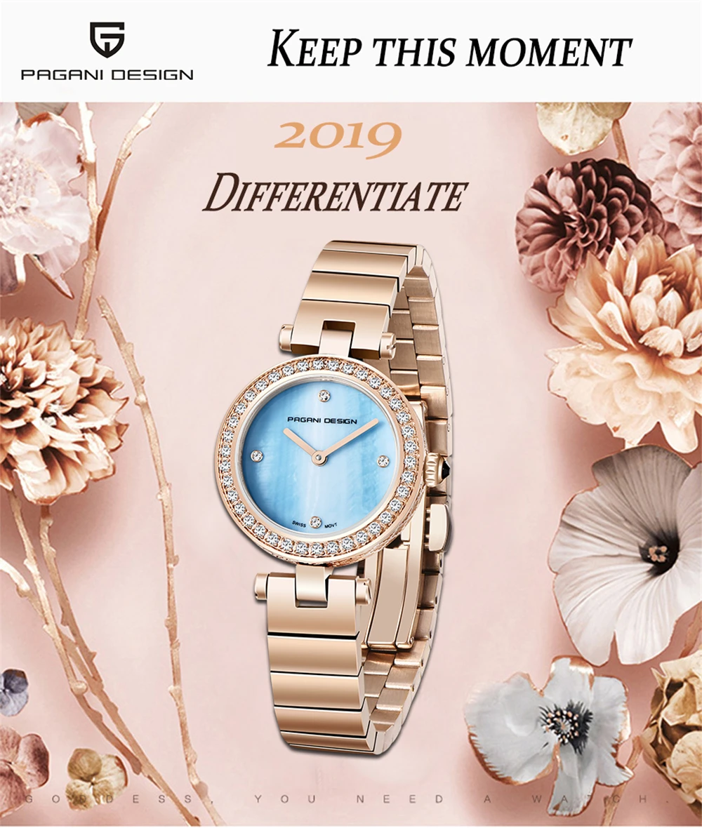 Топ люксовый бренд женские часы PAGANI Дизайн ультра-тонкий Циферблат Женские часы платье Кварцевые спортивные часы Relogio Feminino