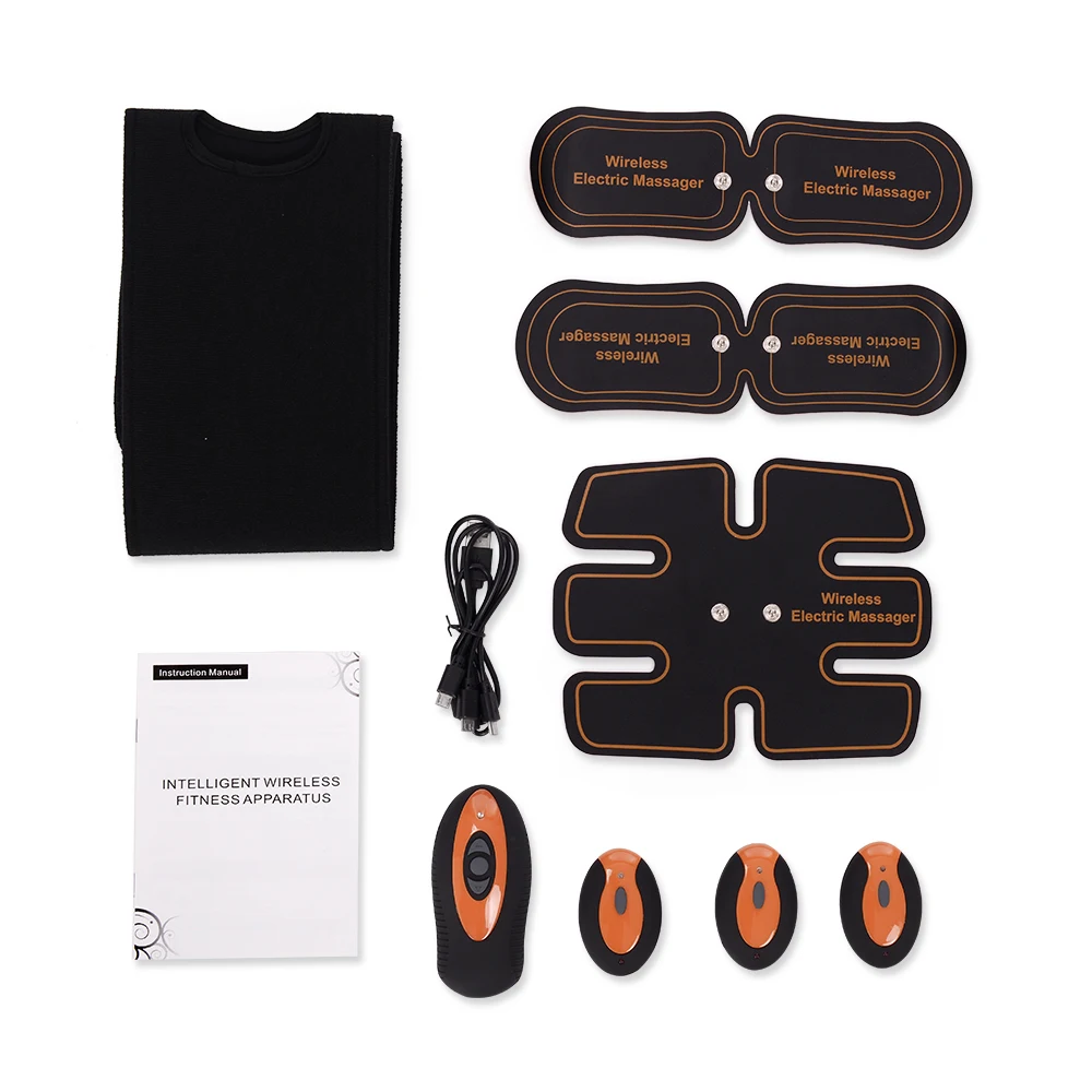 Rechargable Massage Unit Wireless Electric Massager Electrotherapy Back