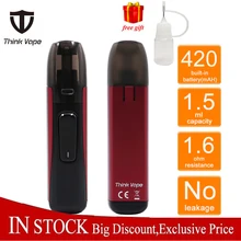 Newest Thinkvape Asteroid Kit built in 420mah mini Pod System Kit with 1 5ml cartridge e