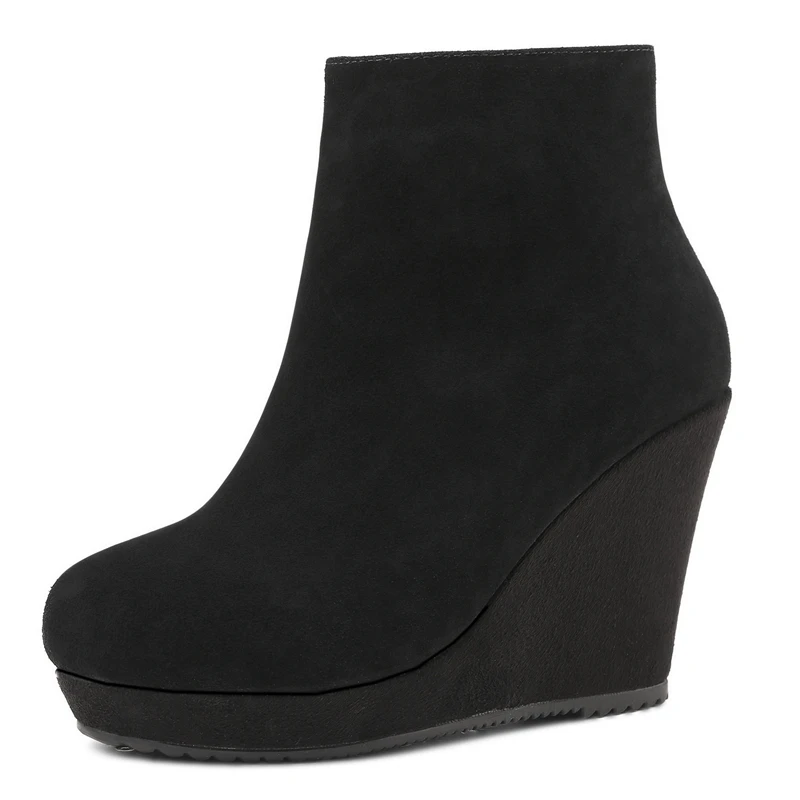 Schuhe 40 2018 Stiefel Größe Runde Anmairon Frauen Kappe Ly253 Zip 1 Grund Winter Stiefeletten 34 Mode black Black wzBvBOx