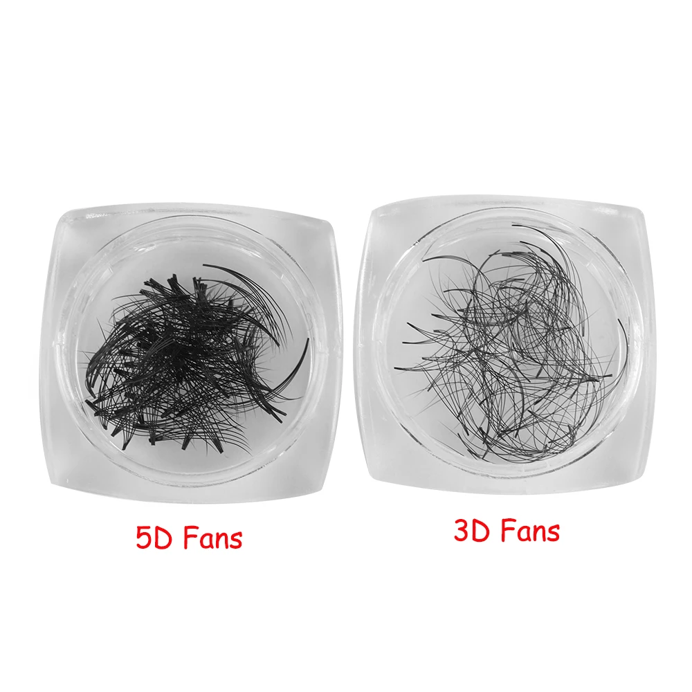 Накладные ресницы из норки объемный веер 3D 5D для наращивания натуральные длинные