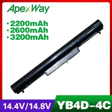 ApexWay 14.8v Laptop Battery for HP HSTNN-DB4D 695192-001 HSTNN-YB4M H4Q45AA HSTNN-PB5S HSTNN-YB4D VK04 694864-851 VOLKS volks game