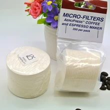 Freies Verschiffen Heißer Verkauf Aeropress Kaffeemaschine Kaffeefilter Espresso Kaffee Filter 350 Stücke Pro Beutel