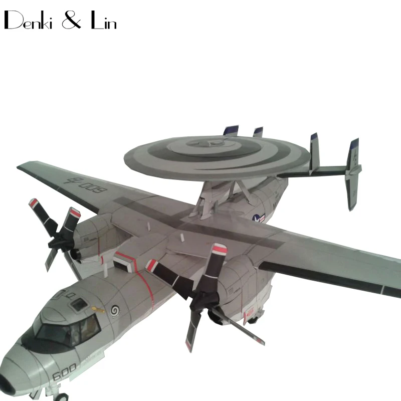 1:32 3D Американский Northrop Grumman самолет Hawkeye бумажная модель сборка игра головоломка