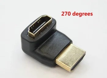 

270 degrees HDMI adapter HDMI male to HDMI female adapter,20pcs/lot free shipping