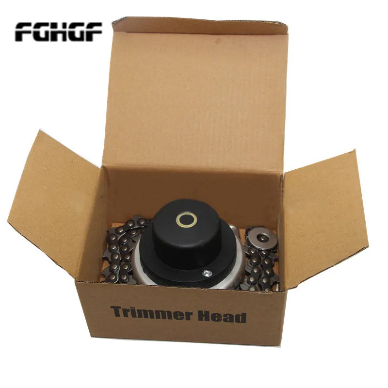 

Garden Tools 65Mn trimmer head coil chain mower garden grass trimmer head upgrade with lawn mower thick chain