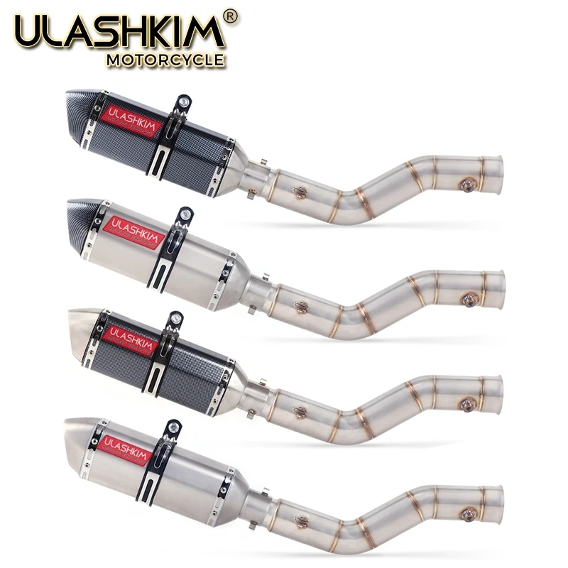 

Motorcycle Exhaust Muffler Escape Full System Middle Link Pipe Slip On For yamaha YZF1000 YZF R1 2009 2010 2011 2012 2013 2014