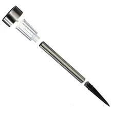 JFBL Солнечный светодиодный светильник, уличный садовый газон, пейзаж, нержавеющая сталь, Точечный светильник, цвет белый