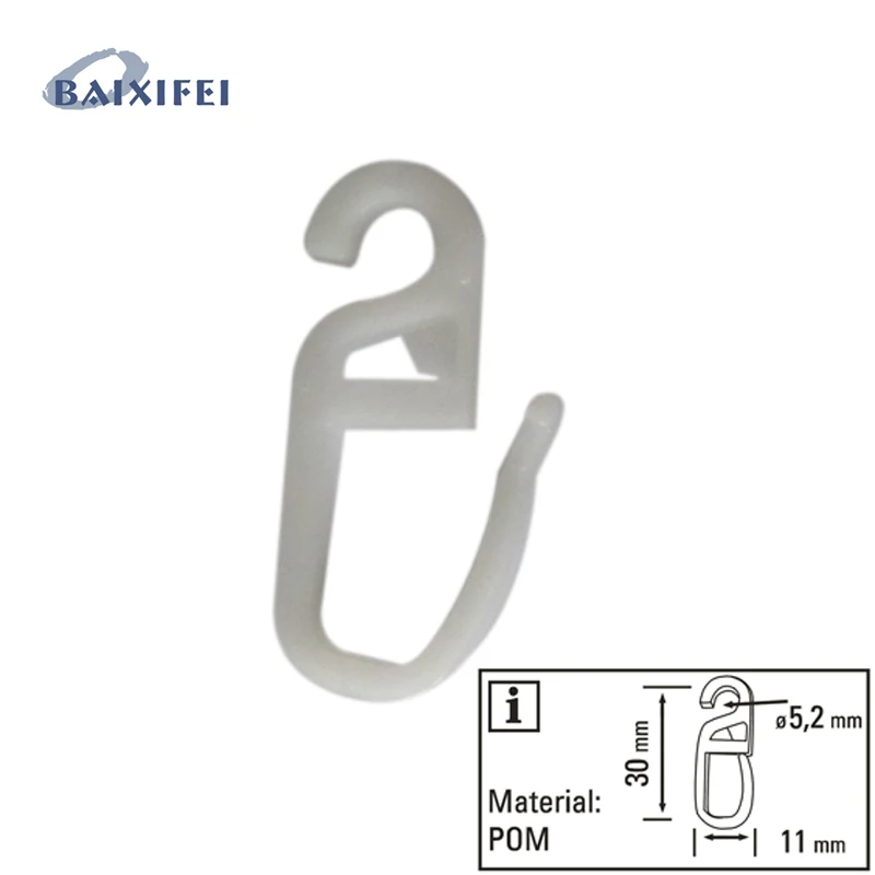 100 шт плиссированные крючки 5,2 мм, Аксессуары для штор