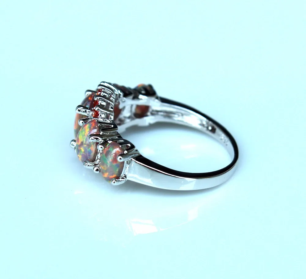Крутые кольца с радужным огнем и опалом|jewelry georgia|ring sportring jewelry stand |