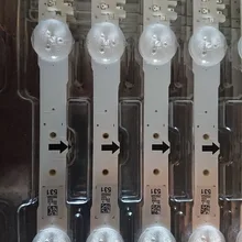 Комплект 4 шт. 7 светодиодный 65 см светодиодный полосы для samsung D4GE-320DC1-R1 R2 32H000 UE32H5570S UN32J5003AF BN96-30443A BN96-30442A