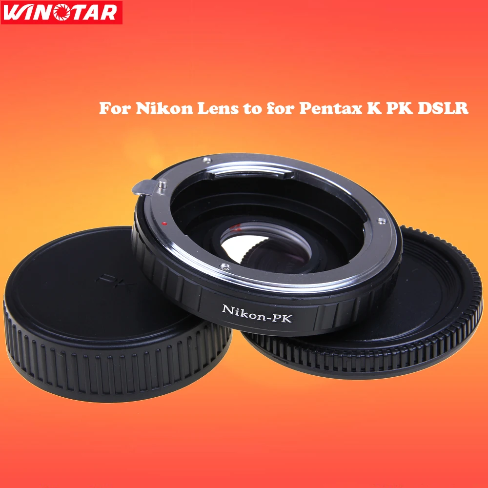 Camera Lens Mount Adapter with Optical Glass for Nikon Lens to for