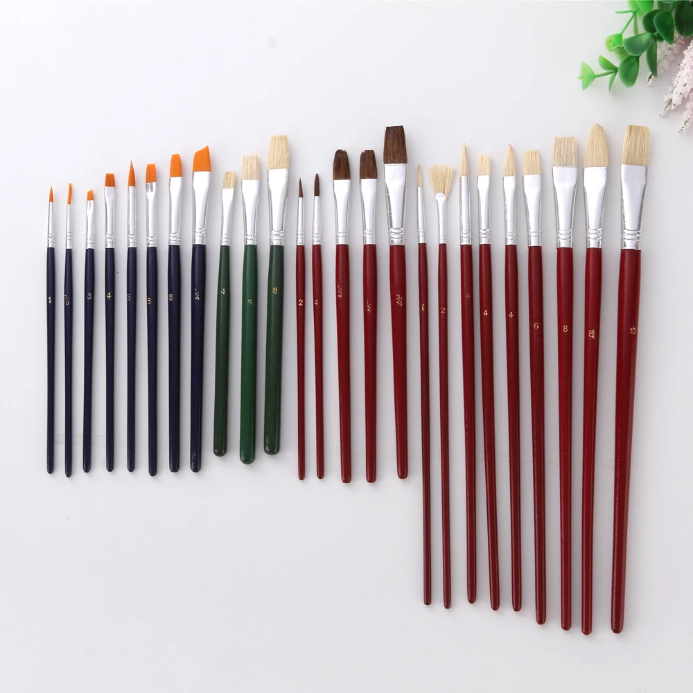 Buy 25pcs nylon hair bristle hair horse hair art pen