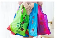 10pcs/lot Hot Creative environmental storage bag Handbag Strawberry Foldable Shopping Bags 1