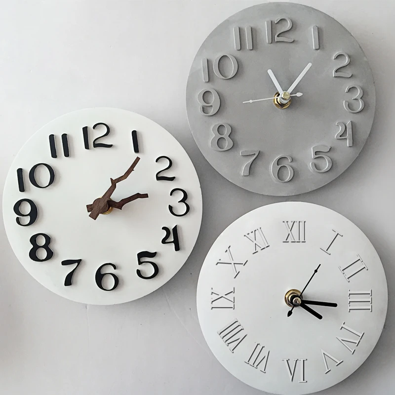 

Constellations Cement Clock Concrete Silicone Mold DIY Plaster Clay Crafts Mould Handmade Clock Crystal Epoxy Molds