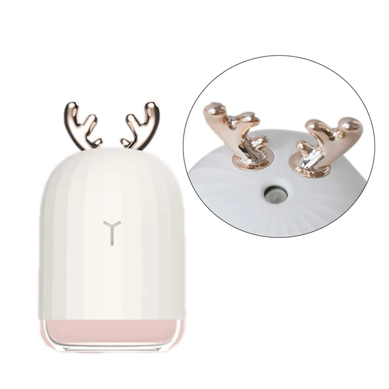 

220ML Ultrasonic Air Humidifier Aroma Essential Oil Diffuser for Home Car Mist USB Portable Humidifier Face Care Tool