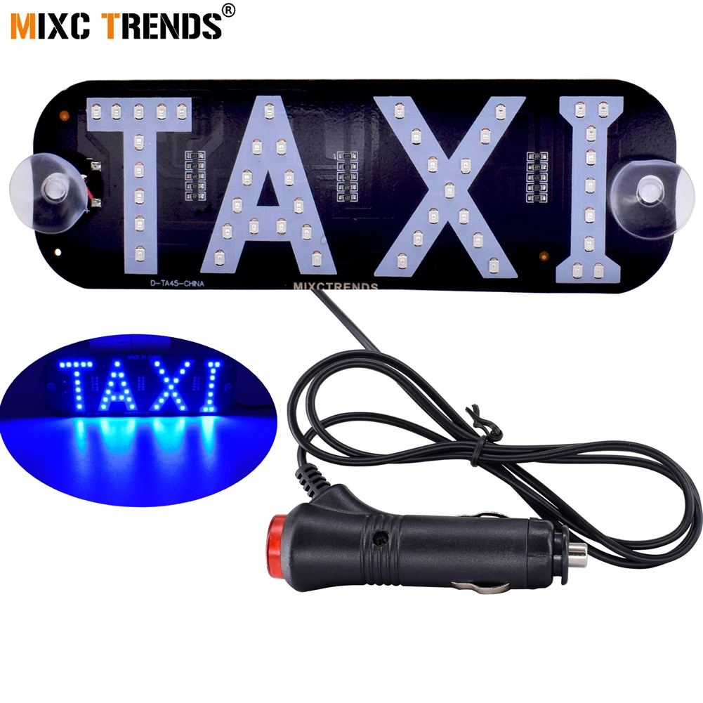 1Pcs Taxi Top Sign Light New LED Roof Taxi panel light 12V Car Super