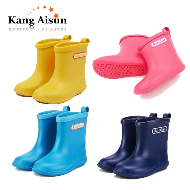 Botas de lluvia para niños, niñas, niños, pupi, antideslizantes, ligeras y  resistentes al agua, Botas de lluvia amarillas bonitas para bebés, zapatos  de lluvia rosados para 12M-6Y - AliExpress Madre y niños