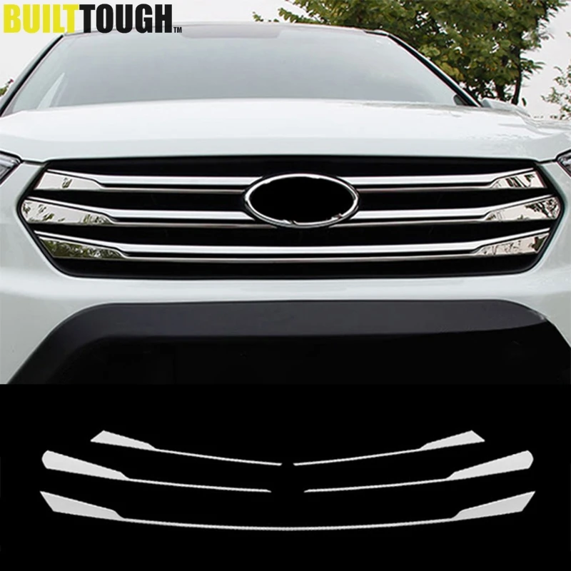 For Hyundai Creta 2015 2016 2017 2018 Chrome Front Center Mesh Grille